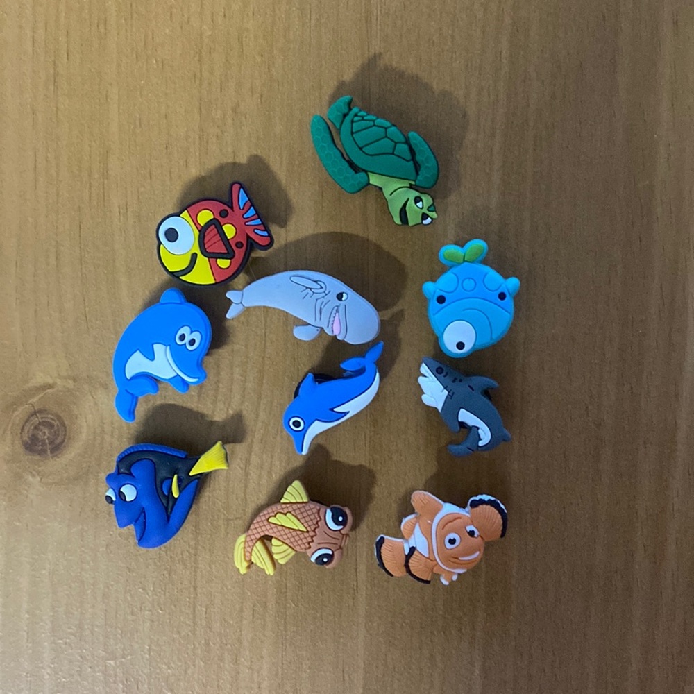 NWOT Sea life Animals Croc Charms Jibbitz lot #3